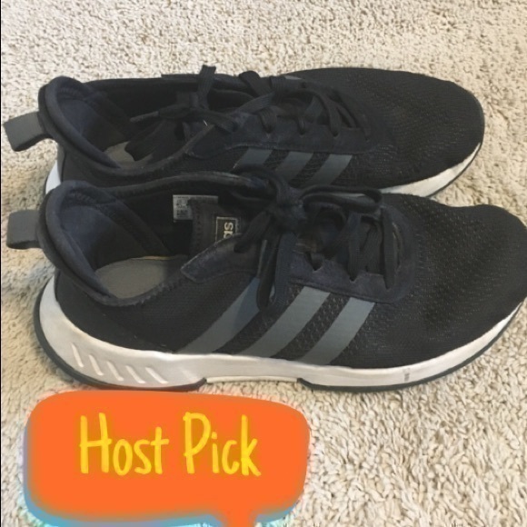 Men’s size 8.5 Adidas black shoes - Picture 1 of 14